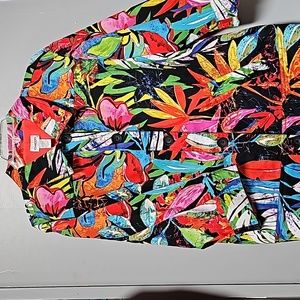 CHICOS SIZE 3 FLORAL JACKET